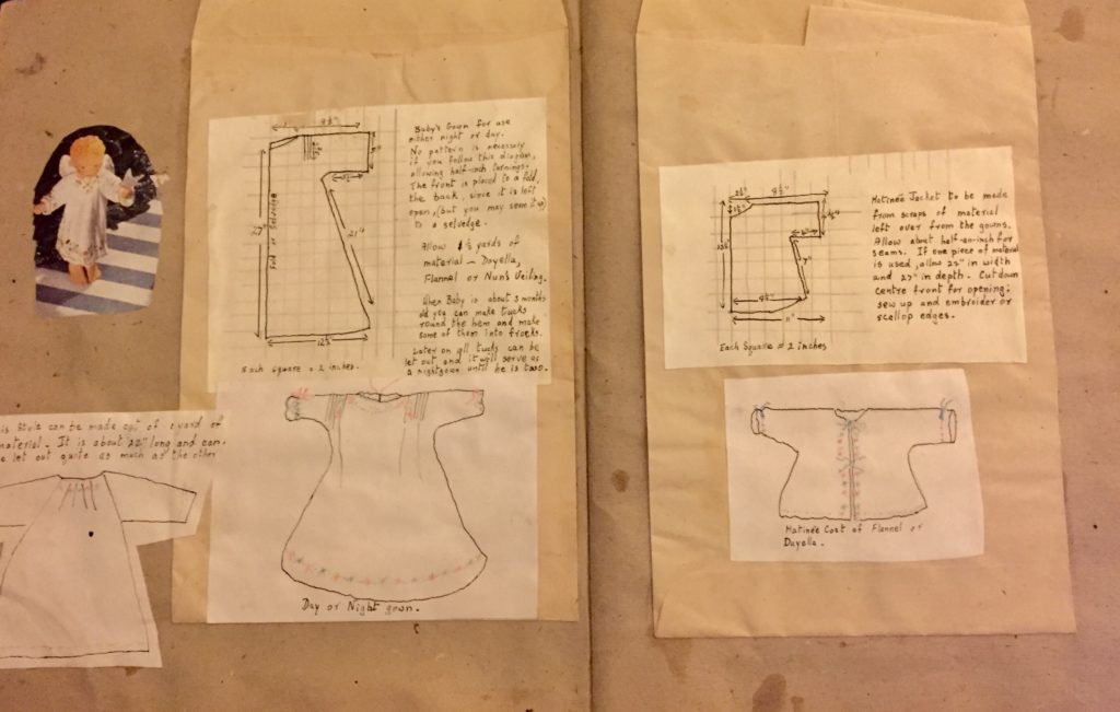 Instructions on how to make a baby gown 